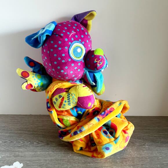 Disney Pixar COCO Baby Dante Alebrije in Blanket Puppy Plush Stuffed Animal EUC - Picture 3 of 7